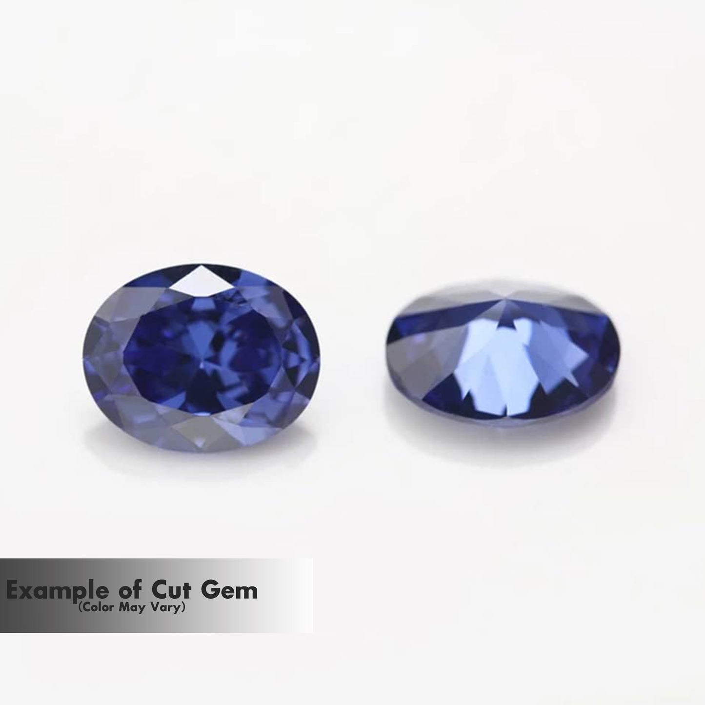 Tanzanite Blue Cubic Zirconia Lab Created Synthetic Faceting Rough
