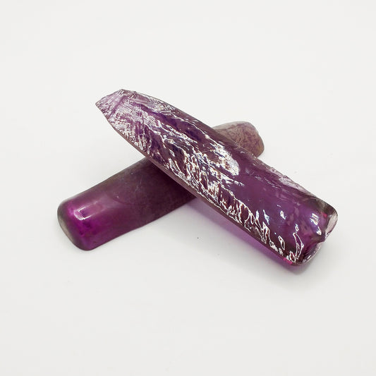 Synthetic Corundum #46 Alexandrite Color Change Lab Created Faceting Rough