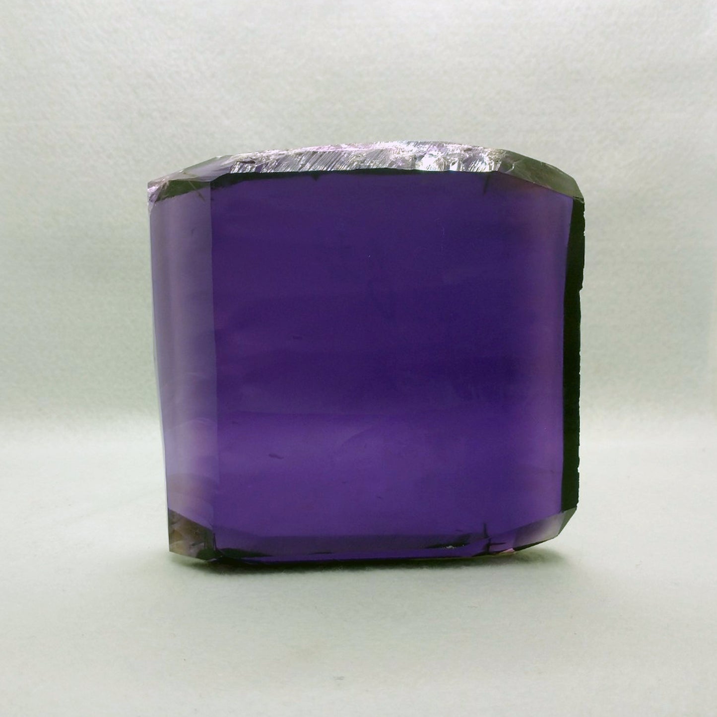 Synthetic Hydrothermal Quartz Amethyst Lab Created Faceting Rough