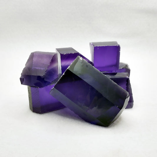 Synthetic Hydrothermal Quartz Amethyst Lab Created Faceting Rough