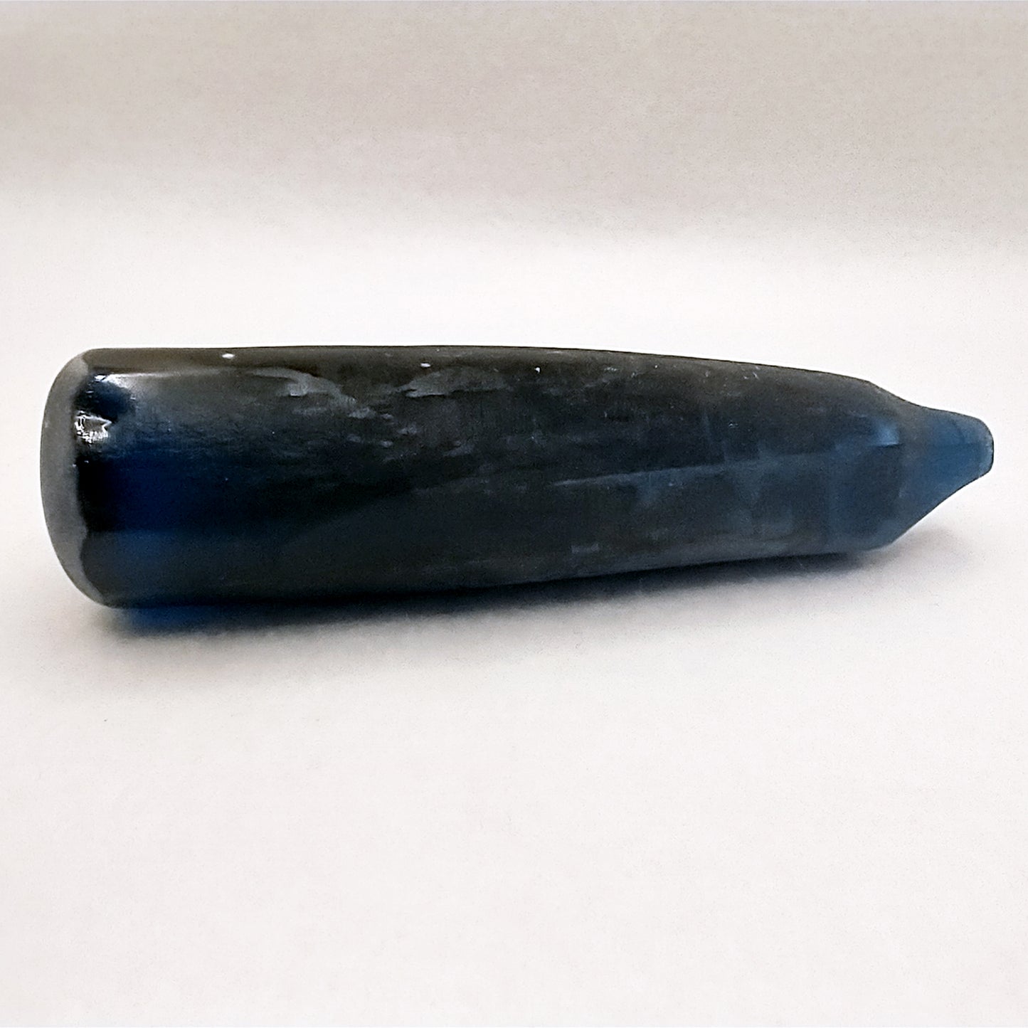 Synthetic Spinel #119 Dark Blue Sapphire Lab Created Faceting Rough