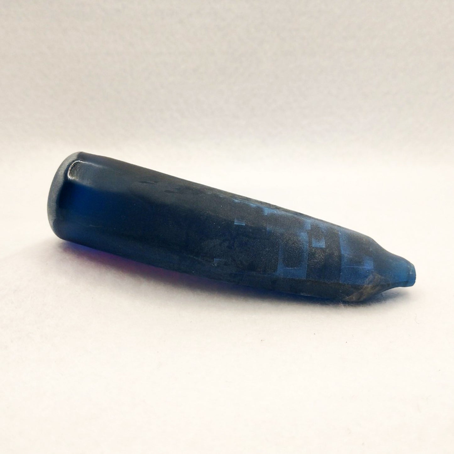 Synthetic Spinel #119 Dark Blue Sapphire Lab Created Faceting Rough