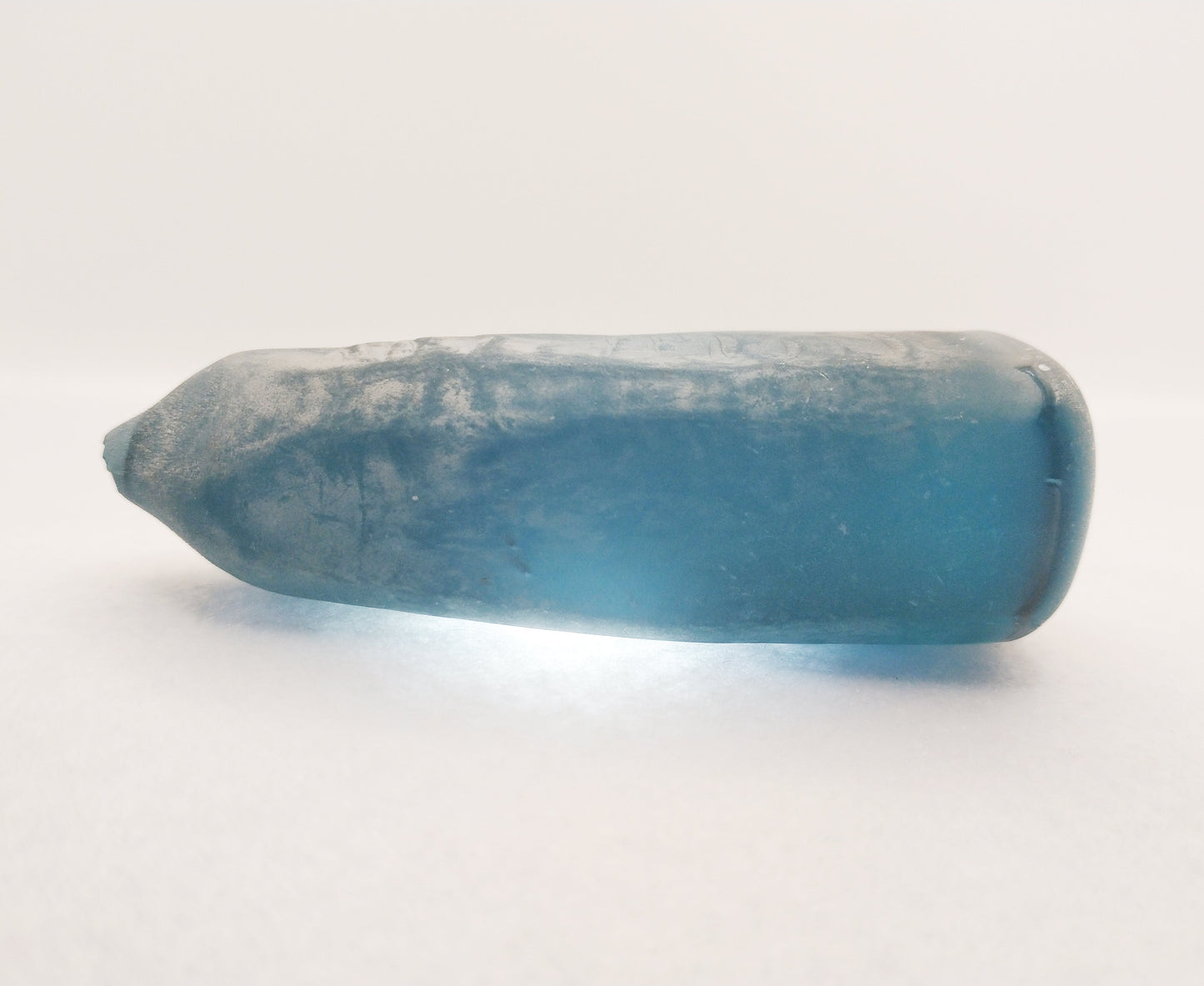 Synthetic Spinel #120 Teal Blue Lab Created Faceting Rough