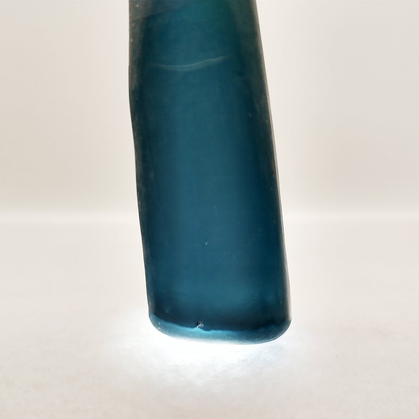 Synthetic Spinel #120 Teal Blue Lab Created Faceting Rough