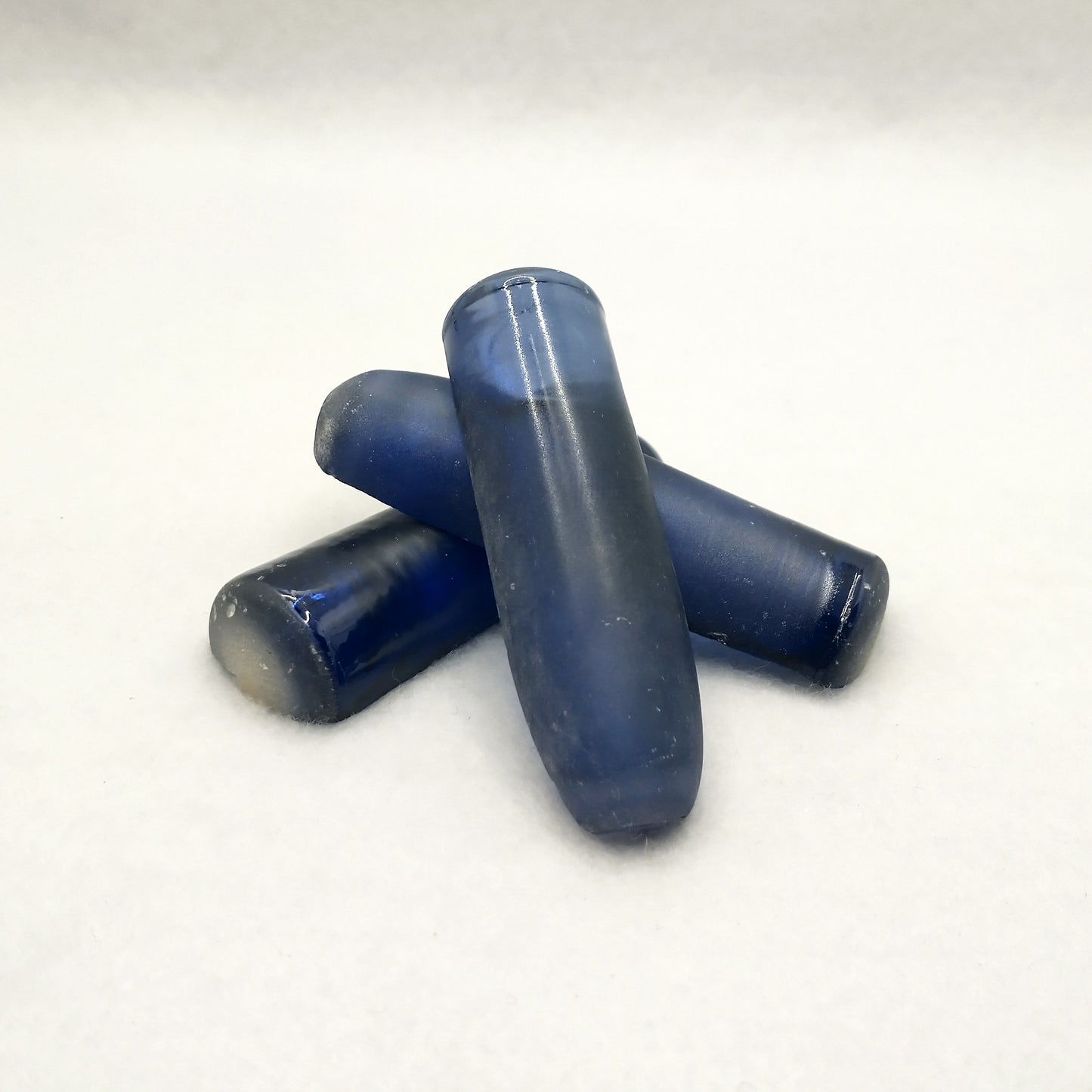 Synthetic Corundum #32 Ceylon Blue Lab Created Faceting Rough