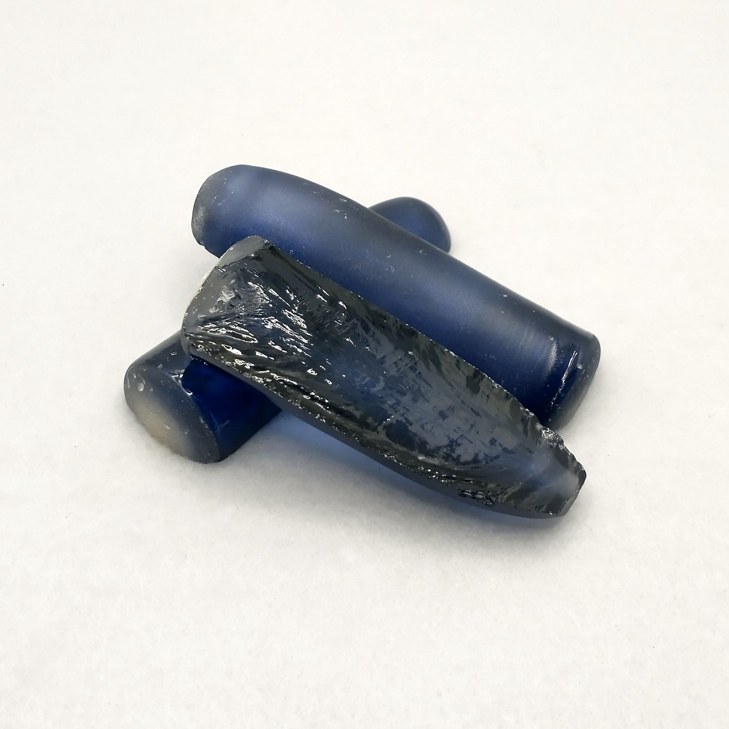 Synthetic Corundum #32 Ceylon Blue Lab Created Faceting Rough