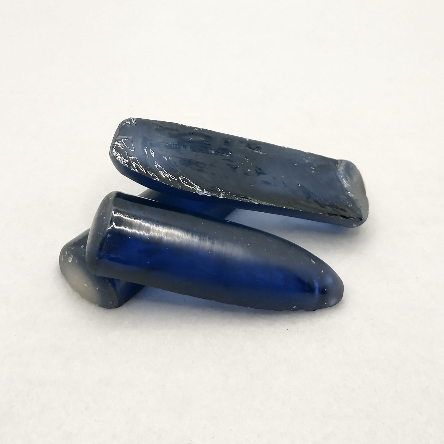 Synthetic Corundum #32 Ceylon Blue Lab Created Faceting Rough