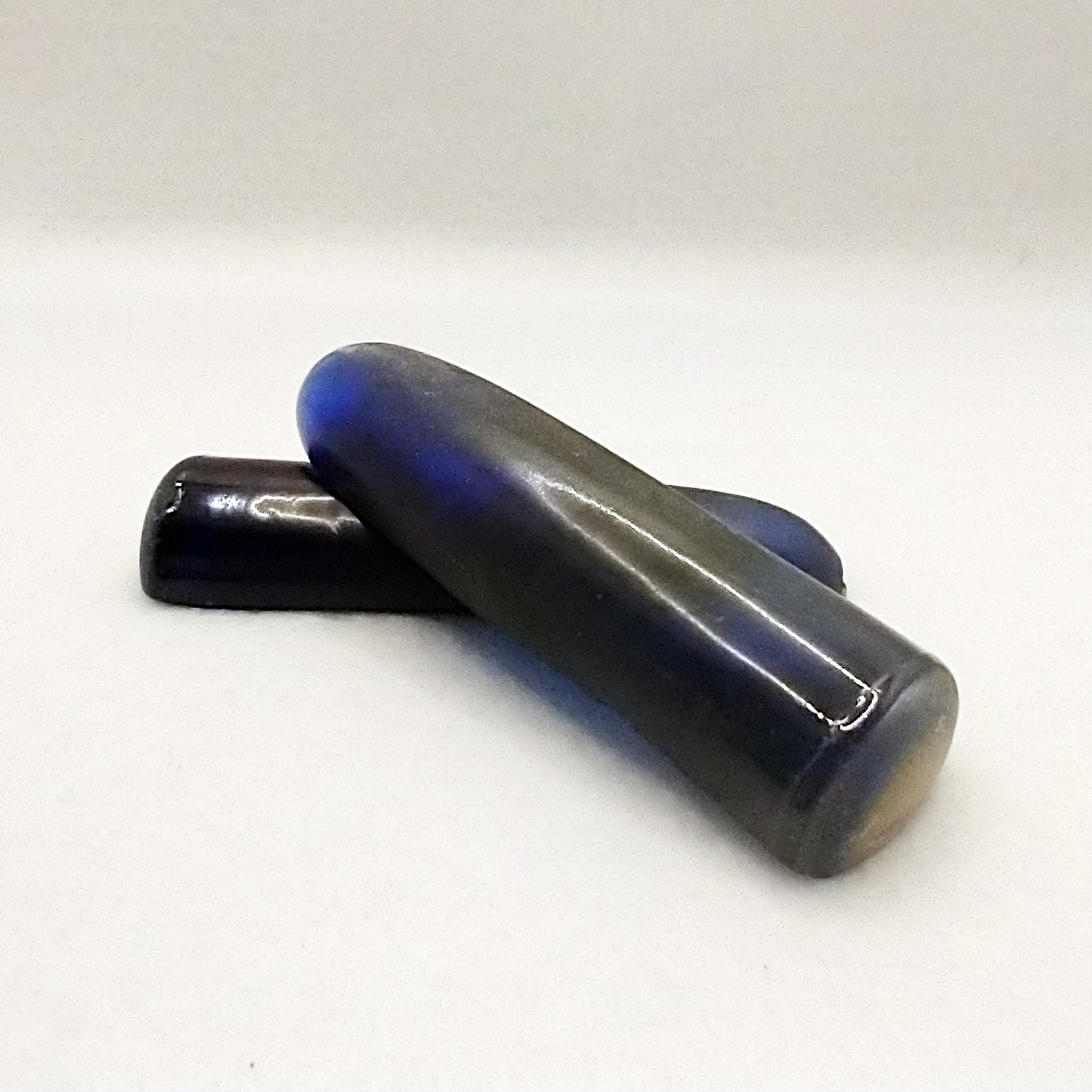 Synthetic Corundum #34 Sapphire Blue Lab Created Faceting Rough