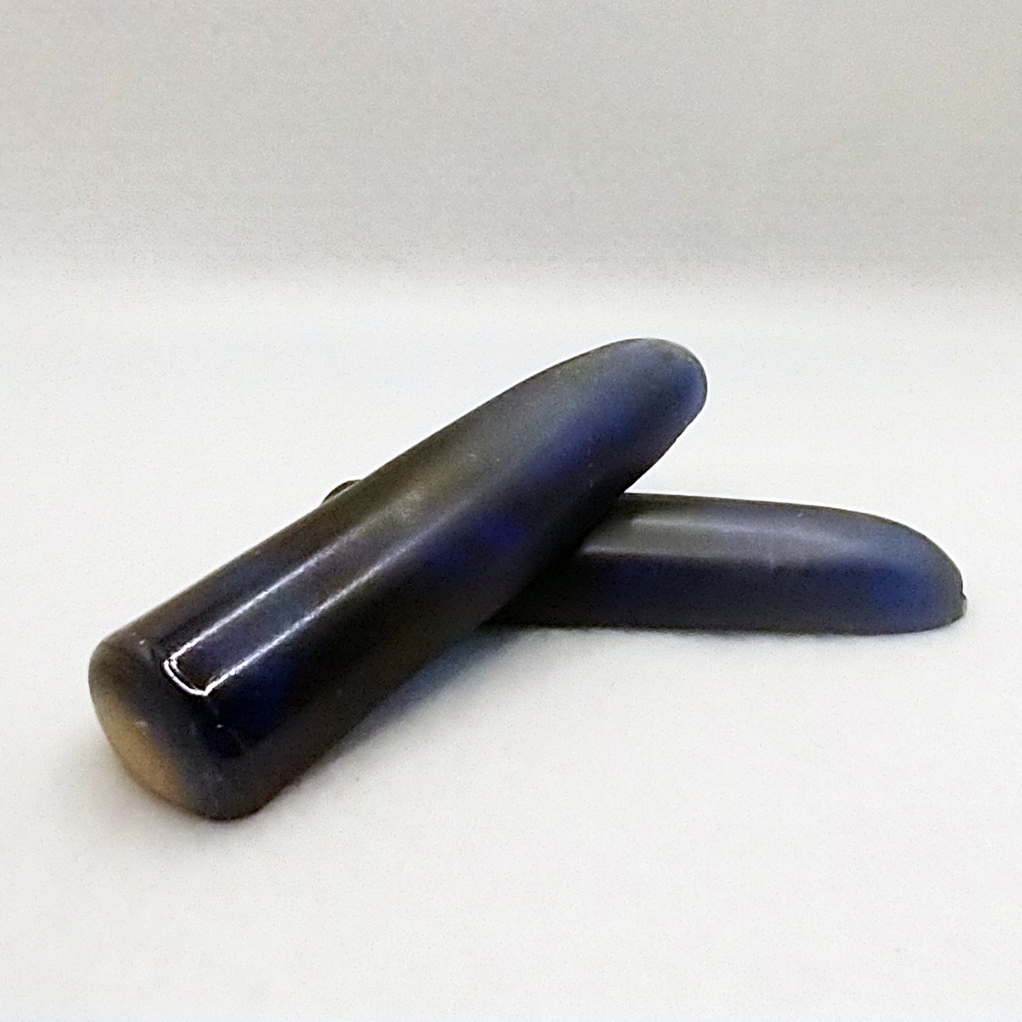 Synthetic Corundum #34 Sapphire Blue Lab Created Faceting Rough