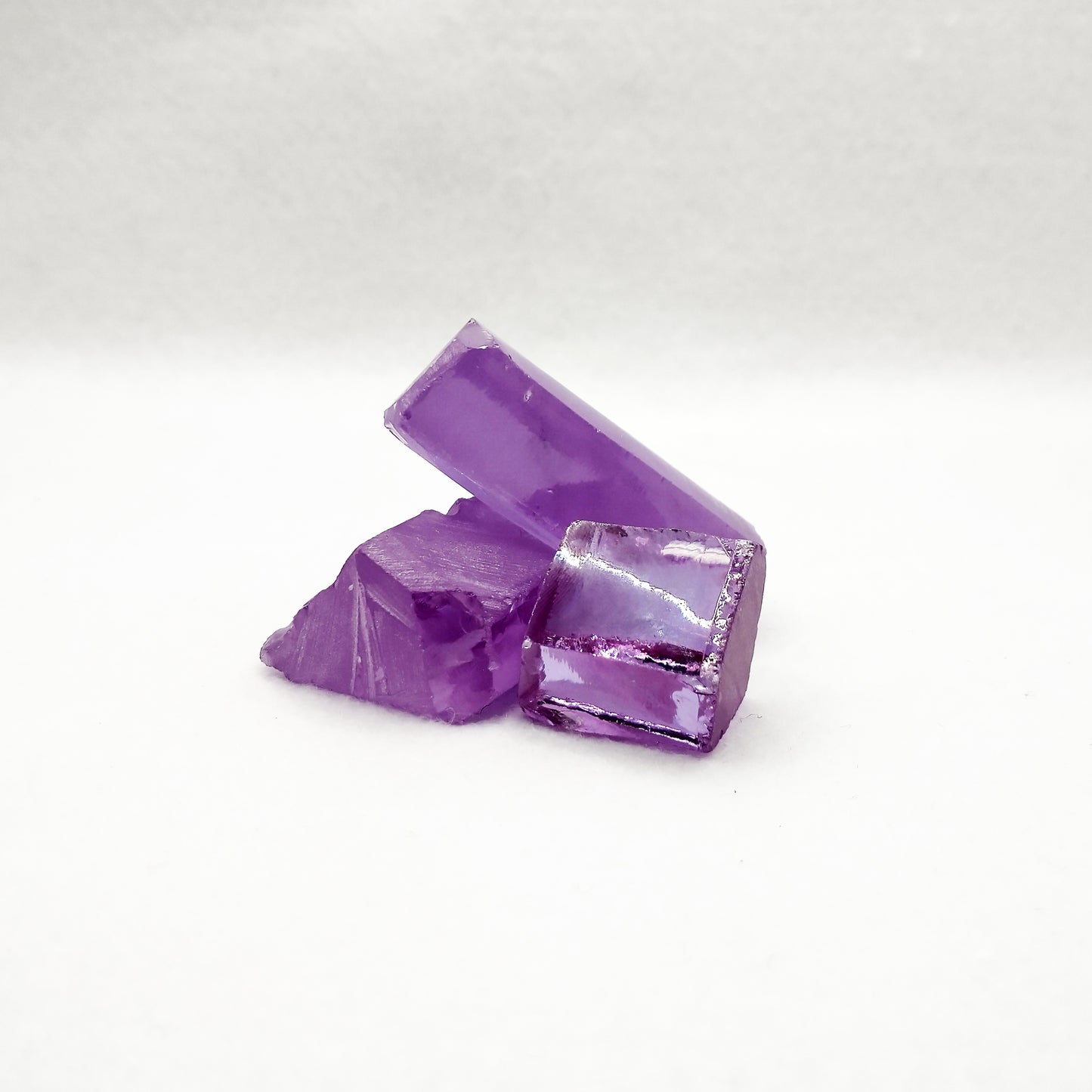 Color Change Lavender to Pink Cubic Zirconia Lab Created Synthetic Faceting Rough