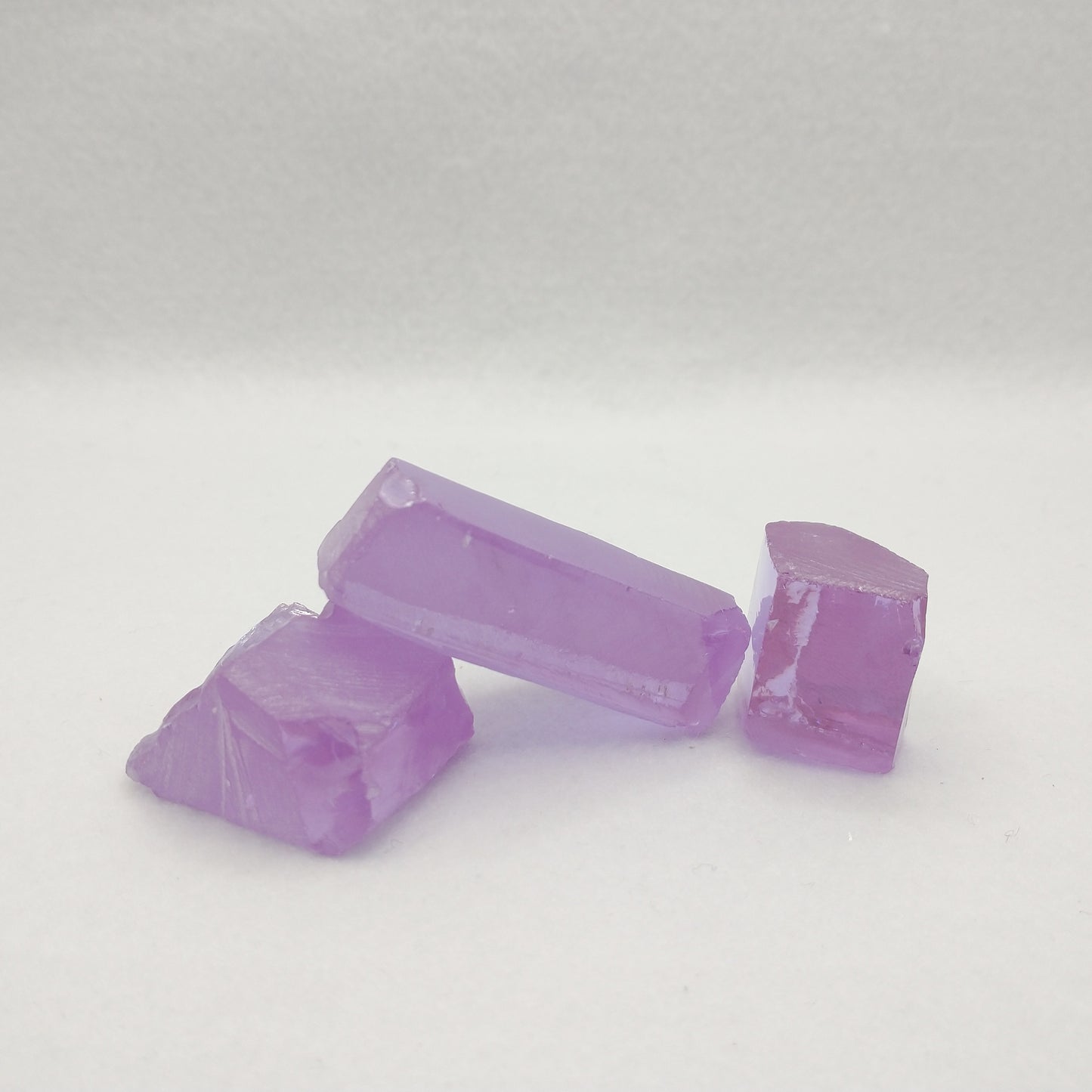 Color Change Lavender to Pink Cubic Zirconia Lab Created Synthetic Faceting Rough
