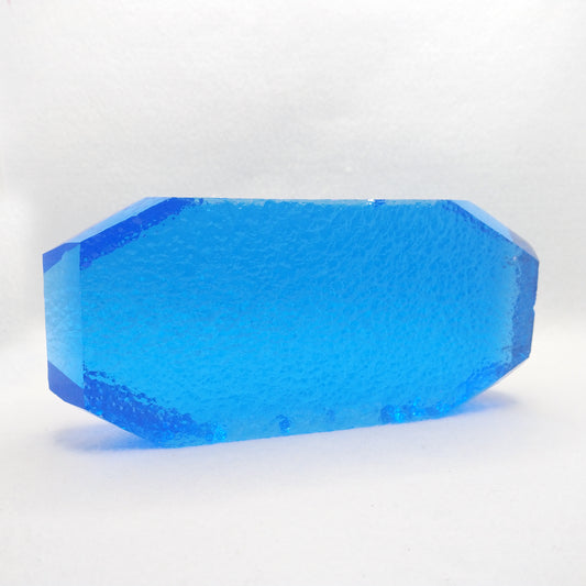 Synthetic Hydrothermal Medium Cobalt Blue Lab Created Faceting Rough