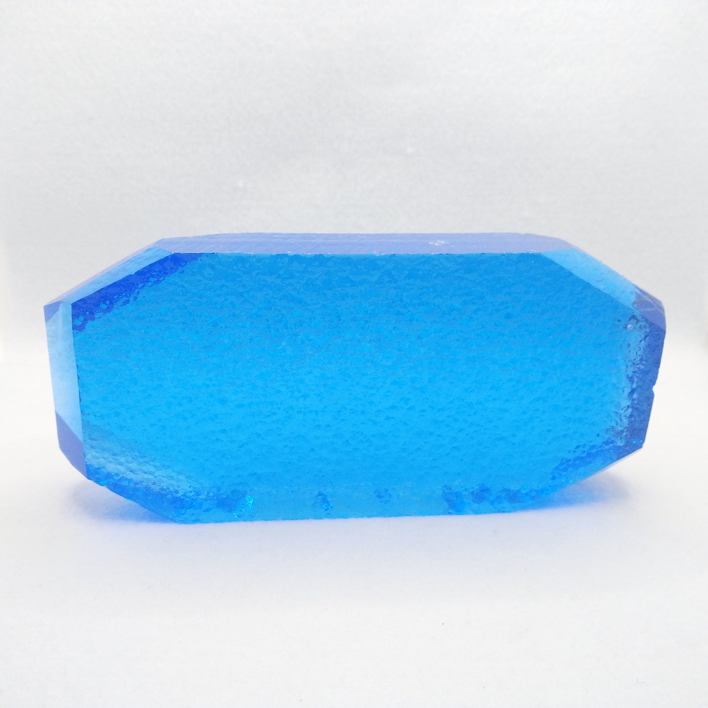 Synthetic Hydrothermal Medium Cobalt Blue Lab Created Faceting Rough