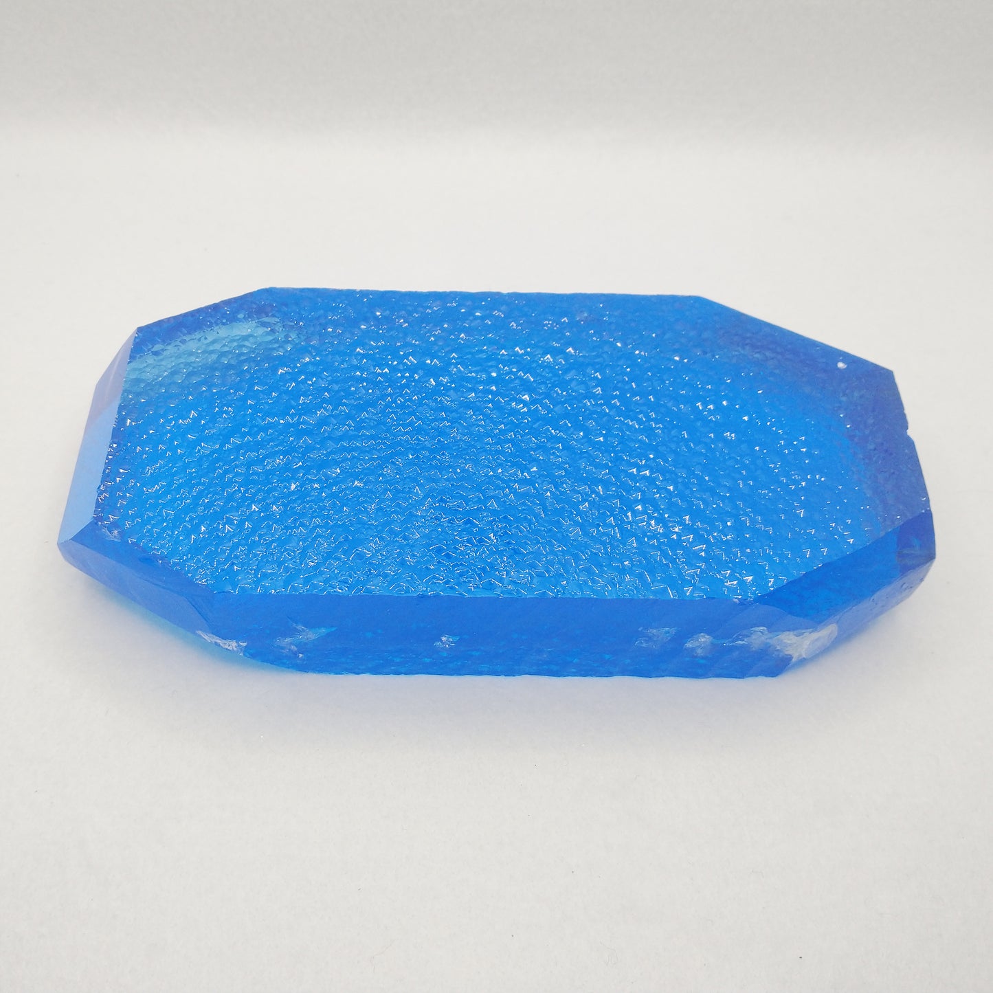 Synthetic Hydrothermal Medium Cobalt Blue Lab Created Faceting Rough