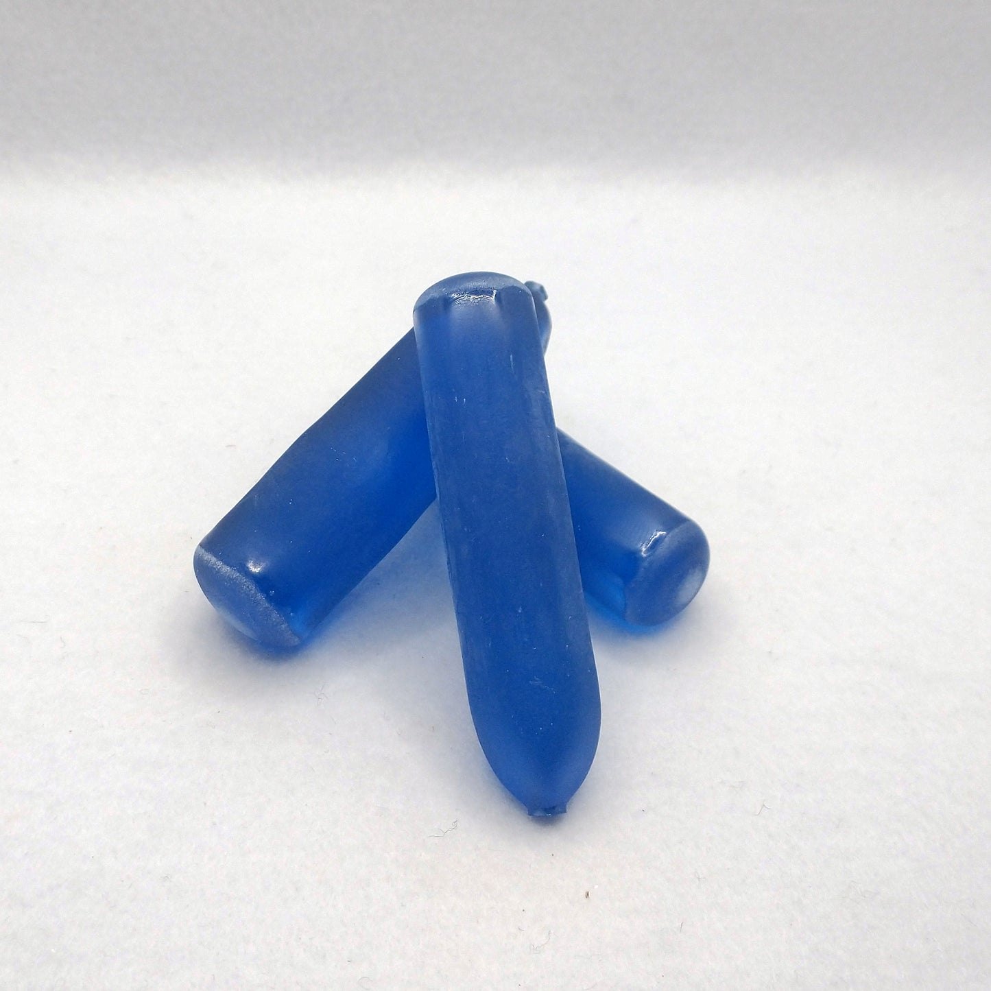 Synthetic Spinel #111 Cobalt Blue Lab Created Faceting Rough