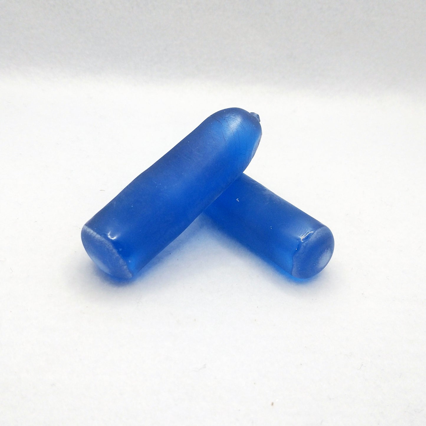Synthetic Spinel #111 Cobalt Blue Lab Created Faceting Rough