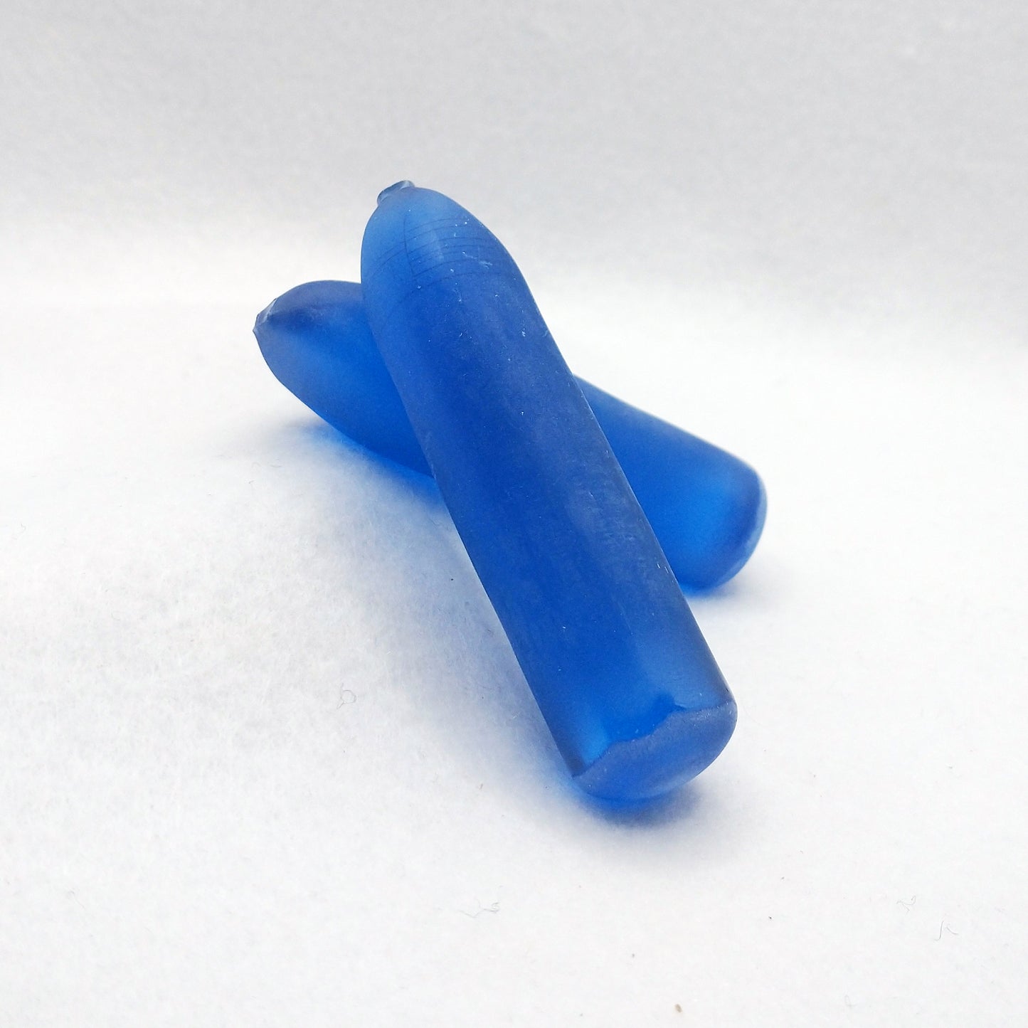 Synthetic Spinel #111 Cobalt Blue Lab Created Faceting Rough