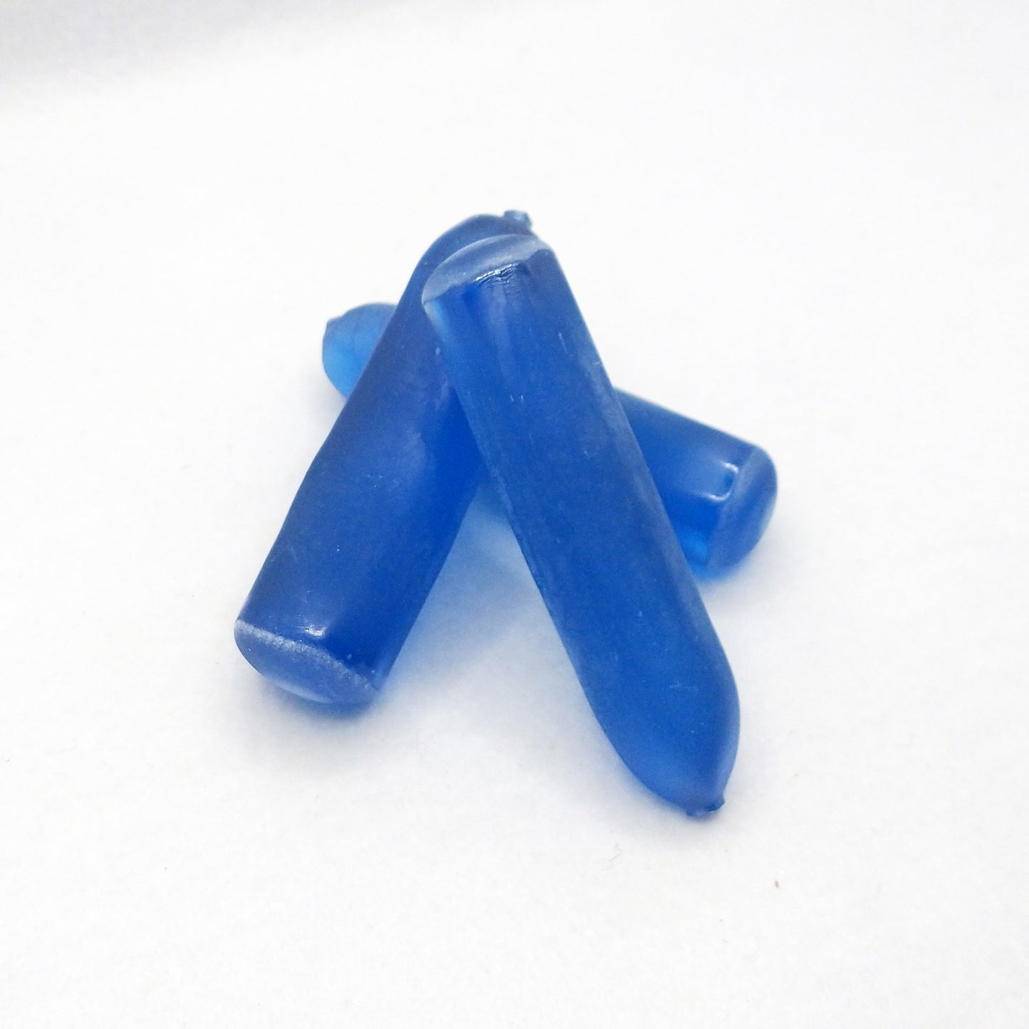Synthetic Spinel #111 Cobalt Blue Lab Created Faceting Rough