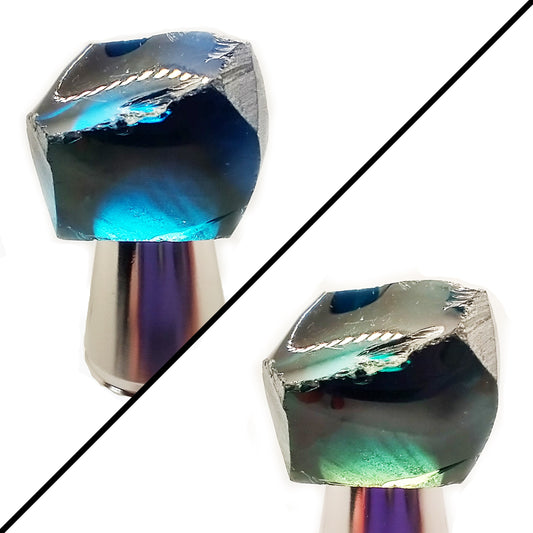 Color-Change E-156 Simulated Alexandrite Nanosital Lab Created Synthetic Faceting Rough