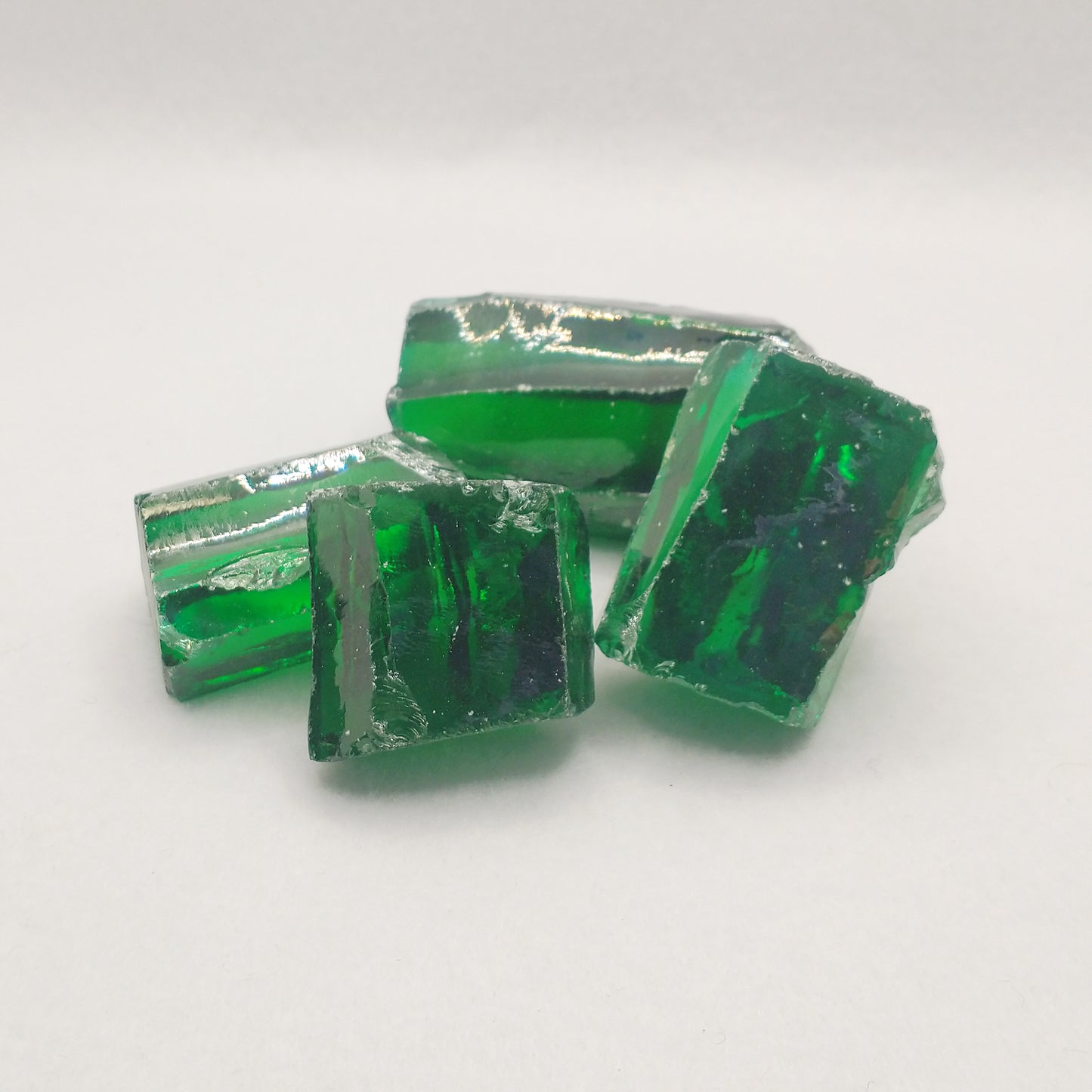 Emerald Cubic Zirconia Lab Created Synthetic Faceting Rough