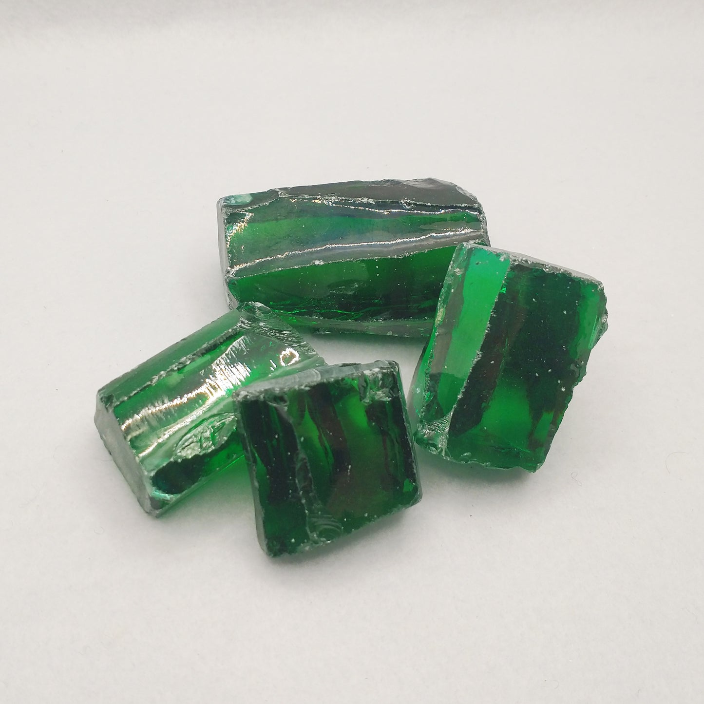 Emerald Cubic Zirconia Lab Created Synthetic Faceting Rough
