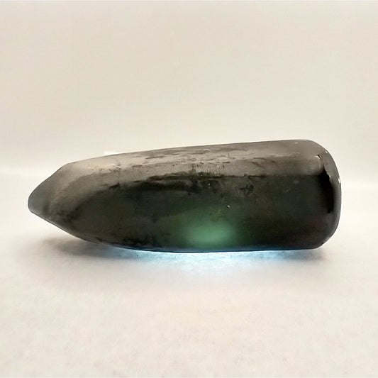 Synthetic Spinel #149 Green Tourmaline Lab Created Faceting Rough