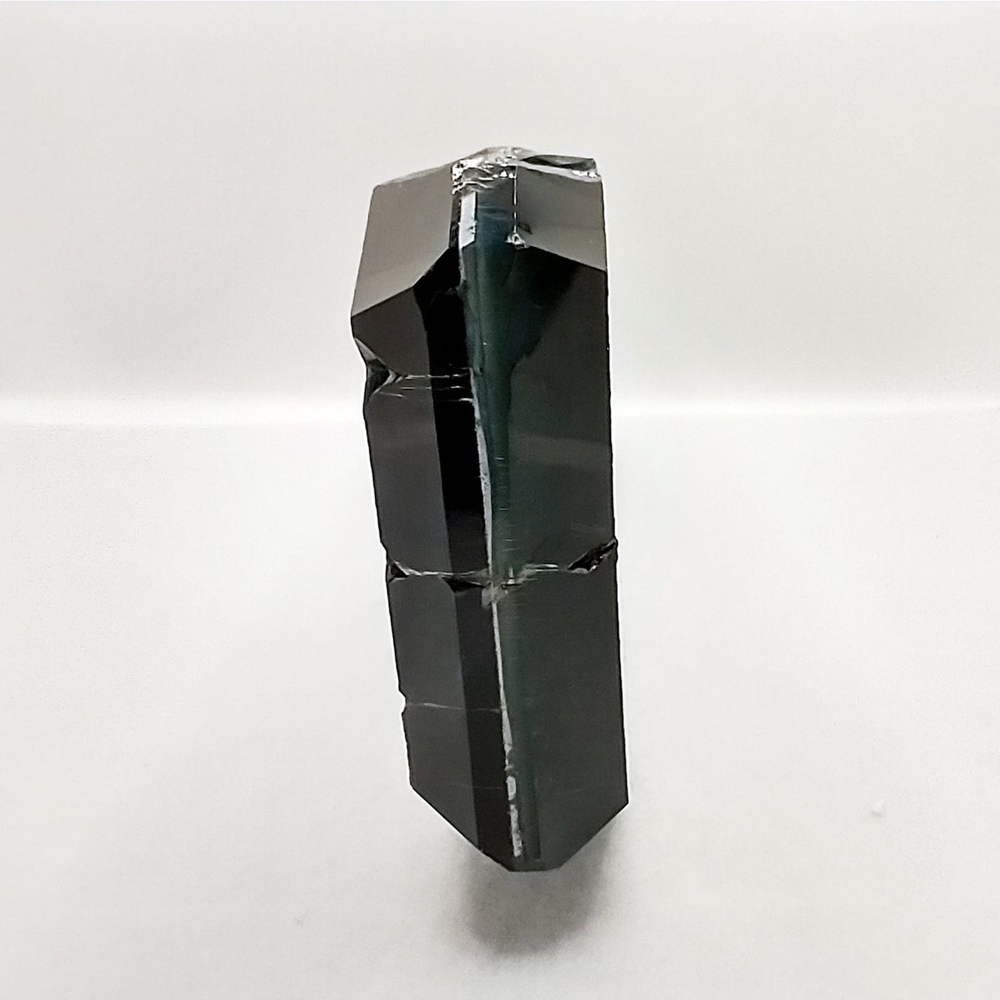 Synthetic Hydrothermal Quartz Green Lab Created Faceting Rough