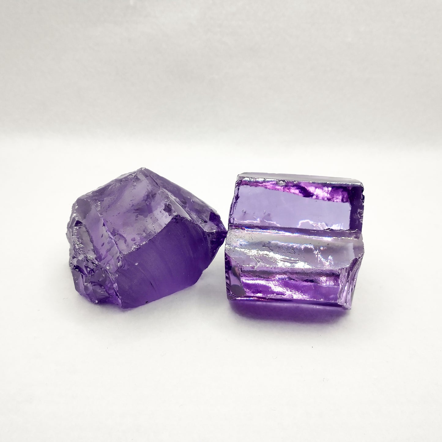 Lavender Cubic Zirconia Lab Created Synthetic Faceting Rough