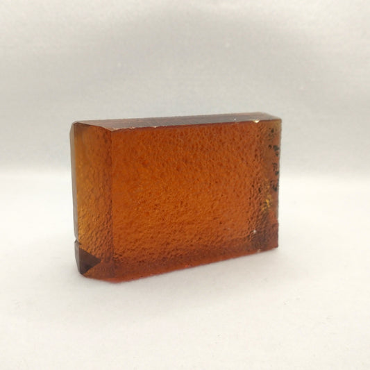 Synthetic Hydrothermal Madeira Citrine Lab Created Faceting Rough