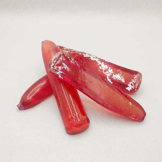 Synthetic Corundum #55 Padparadscha Lab Created Faceting Rough