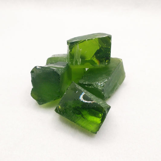 Peridot 172 Nanosital Lab Created Synthetic Faceting Rough