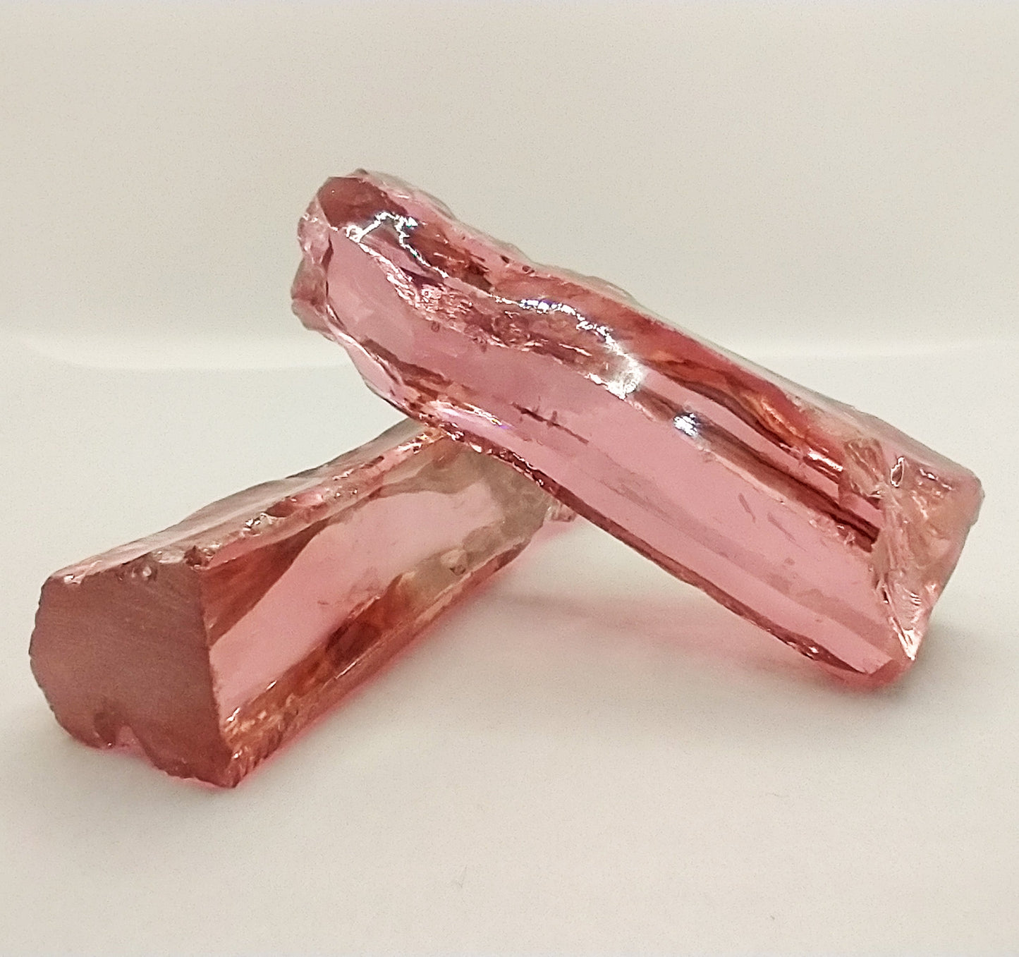 Pink Cubic Zirconia Lab Created Synthetic Faceting Rough