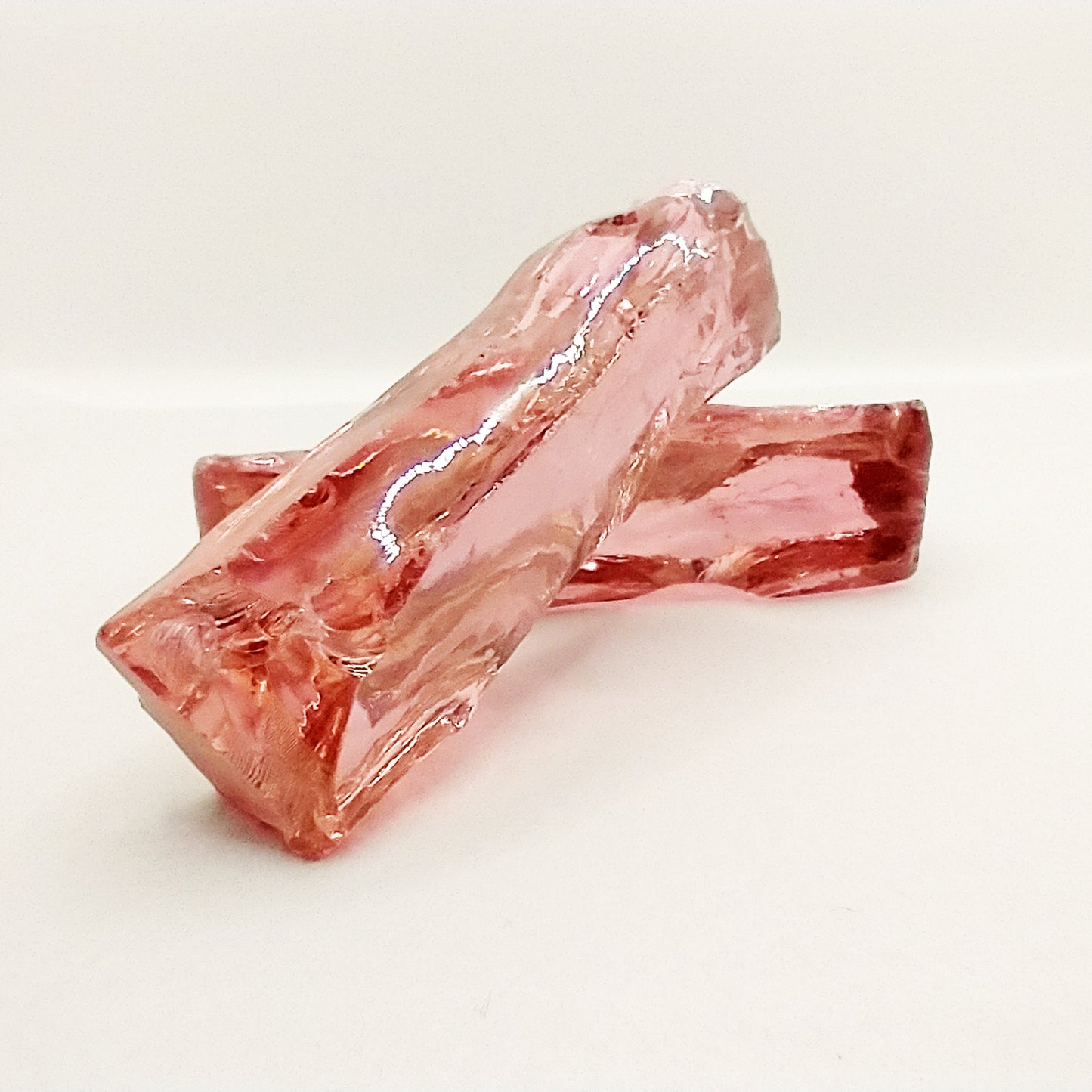 Pink Cubic Zirconia Lab Created Synthetic Faceting Rough