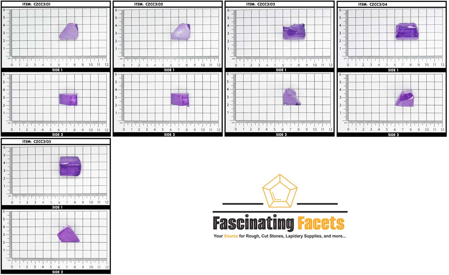 Color Change Lavender to Pink Cubic Zirconia Lab Created Synthetic Faceting Rough