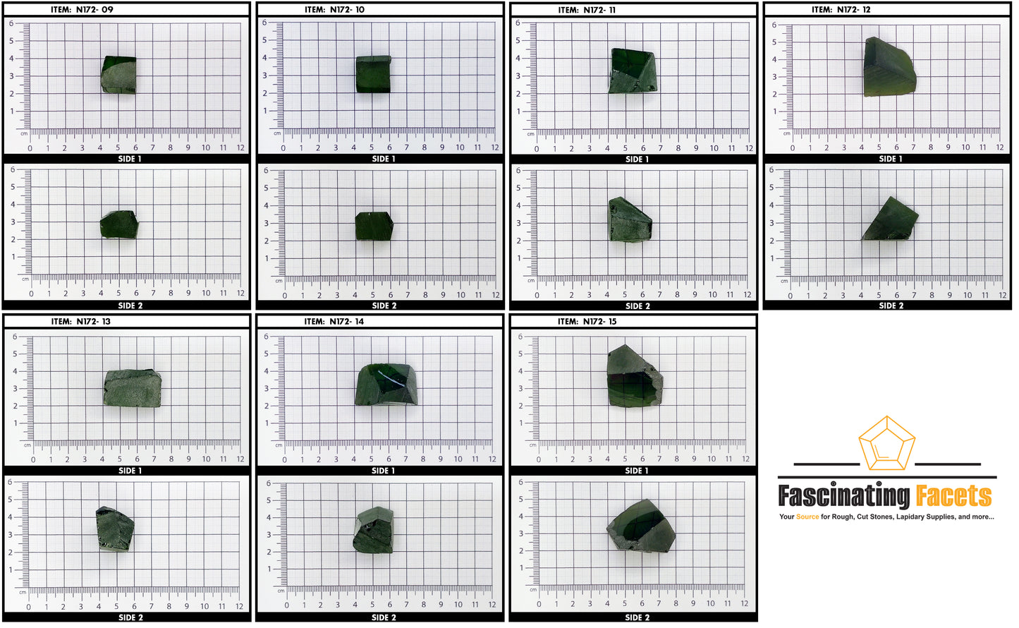 Peridot 172 Nanosital Lab Created Synthetic Faceting Rough