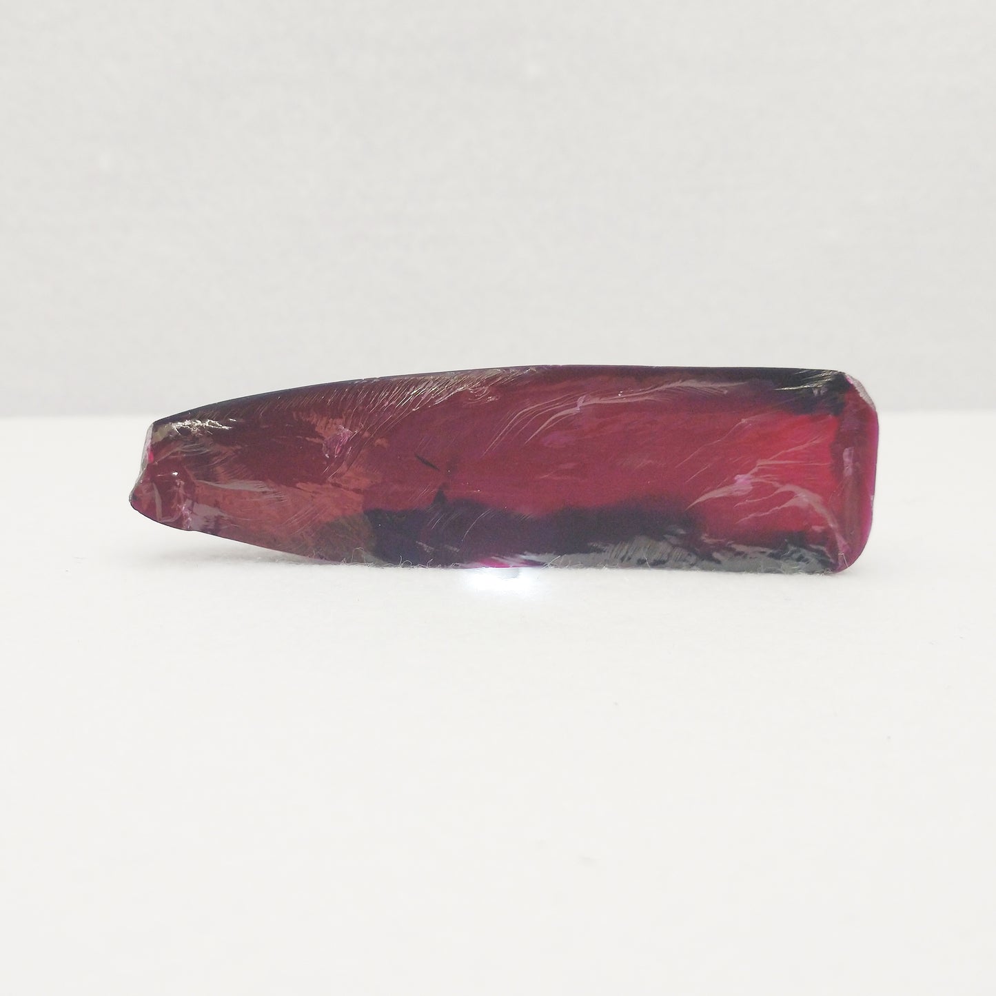 Synthetic Corundum #8 Dark Red Ruby Lab Created Faceting Rough