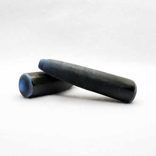 Synthetic Spinel #113 Burma Dark Blue Sapphire Lab Created Faceting Rough