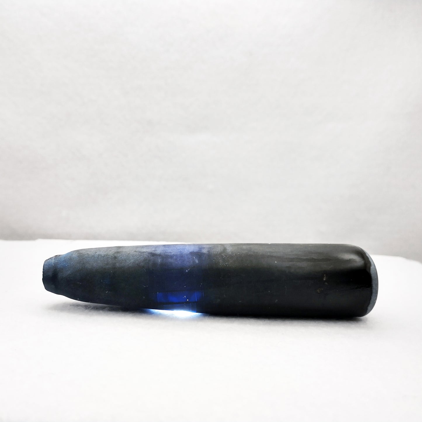 Synthetic Spinel #113 Burma Dark Blue Sapphire Lab Created Faceting Rough