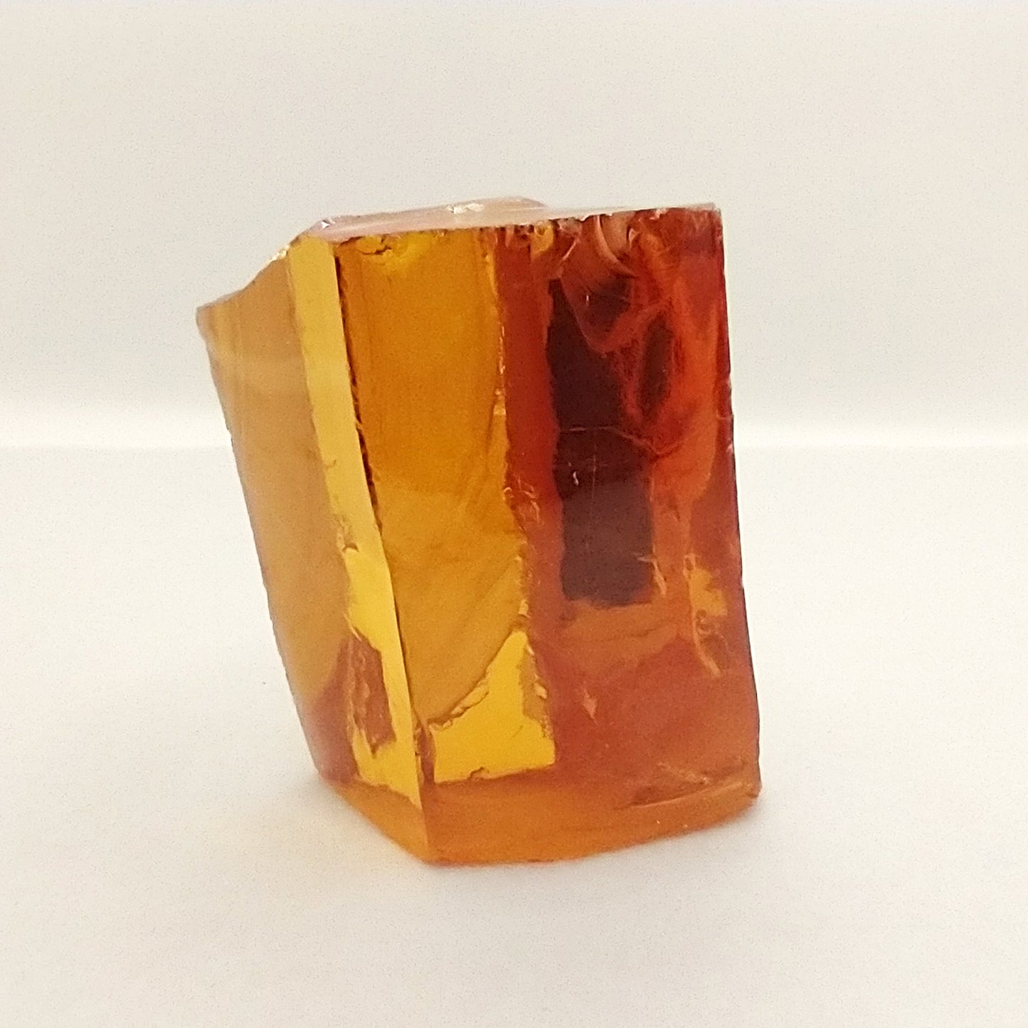 Yellow Cubic Zirconia Lab Created Synthetic Faceting Rough