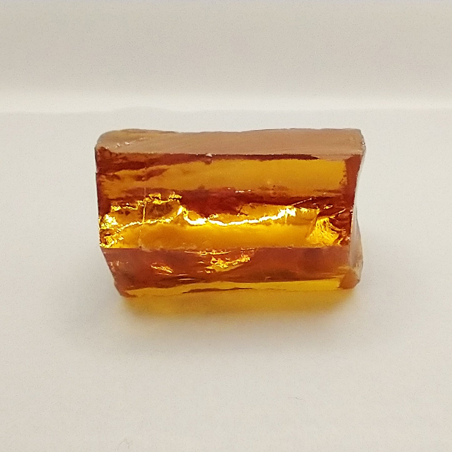 Yellow Cubic Zirconia Lab Created Synthetic Faceting Rough