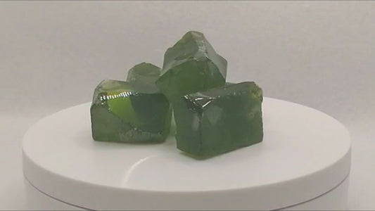 Peridot 172 Nanosital Lab Created Synthetic Faceting Rough