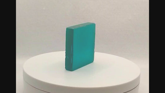 Paraiba Blue YAG Lab Created Synthetic Faceting Rough